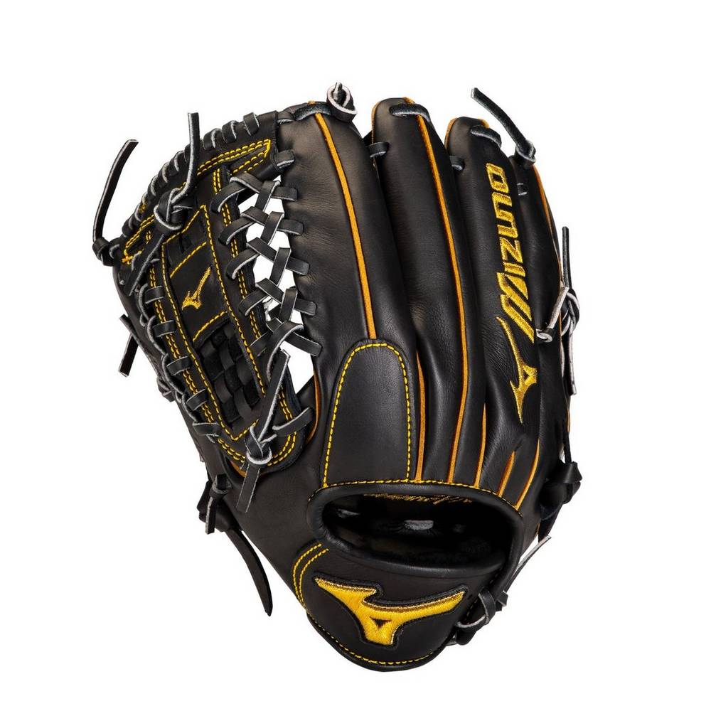 Mens Mizuno Pro Pitcher’s 12" - Deep Pocket Baseball Gloves Black Philippines (OCEPUM806)